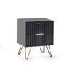 Murano Lamp Table - Black - MUR101