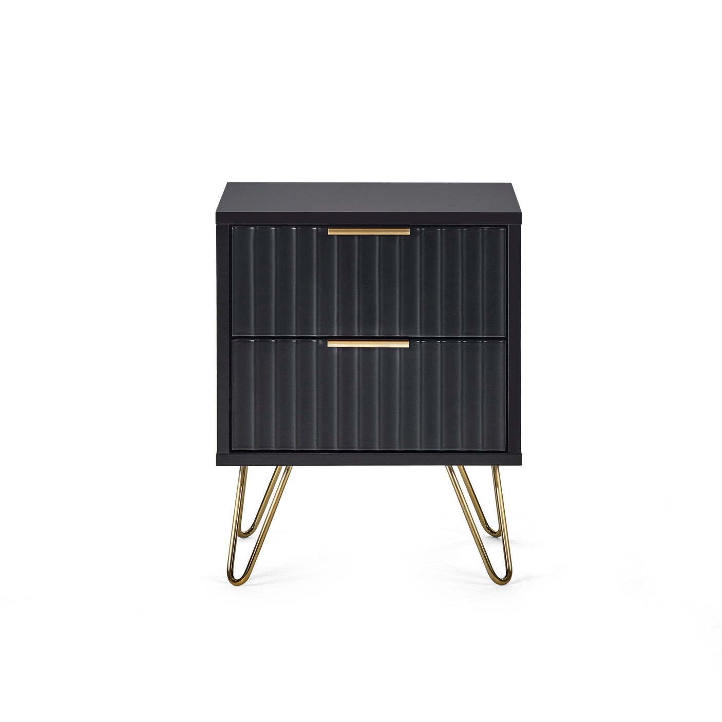 Murano Lamp Table - Black - MUR101
