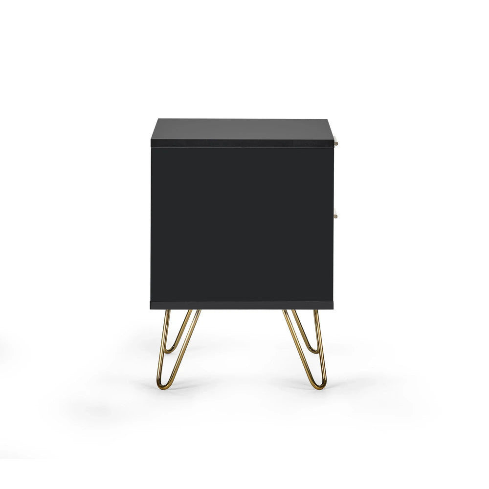 Murano Lamp Table - Black - MUR101