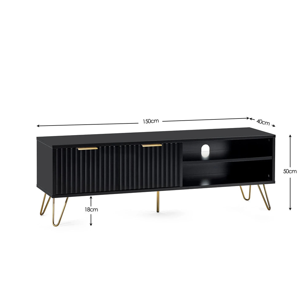 Murano Tv Unit - Black - MUR103