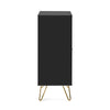 Murano 2 Door 2 Drawer Sideboard - Black - MUR105