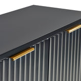 Murano Large Sideboard - Black - MUR106