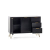Murano Large Sideboard - Black - MUR106