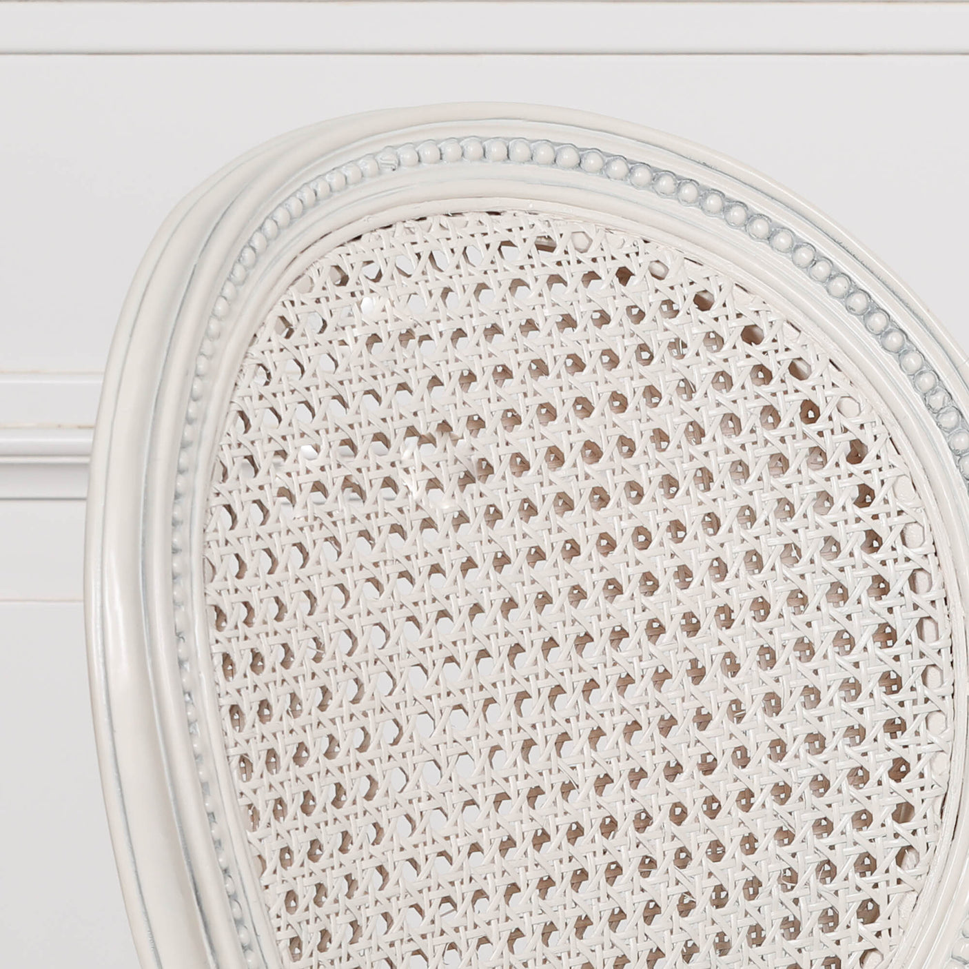Off White Chateau Rattan Dining / Bedroom Arm Chair