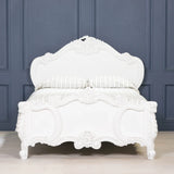 French Carved Rose Cherub Double Size 4ft6 Bed