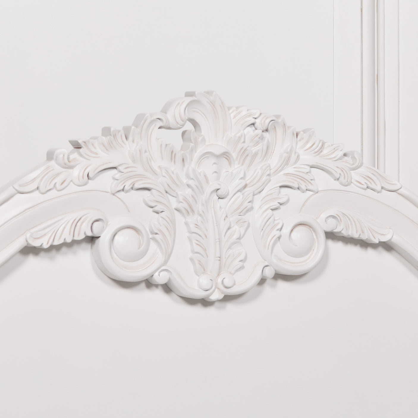 French Carved Rose Cherub King Size 5ft Bed