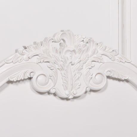 French Carved Rose Cherub King Size 5ft Bed