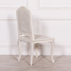 Off White Rattan Dining / Bedroom Chair