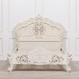 Rococo 4ft6 Double Size Carved Bed