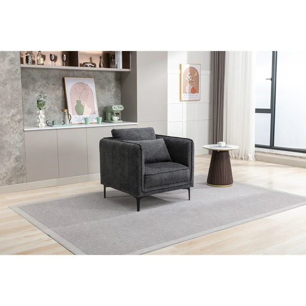 Landon 1 Seater Dark Grey