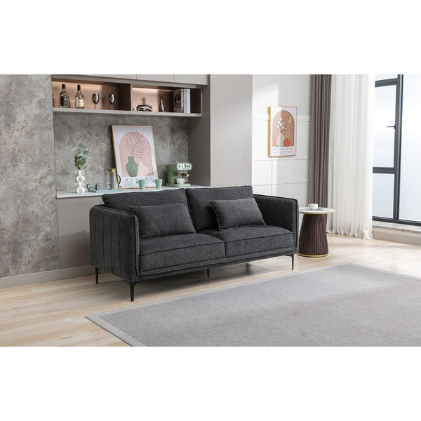 Landon 3 Seater Dark Grey