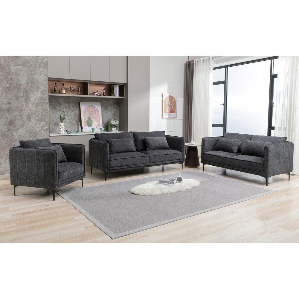 Landon 3 Seater Dark Grey