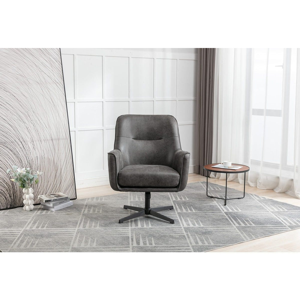 Felicia Swivel Chair Charcoal