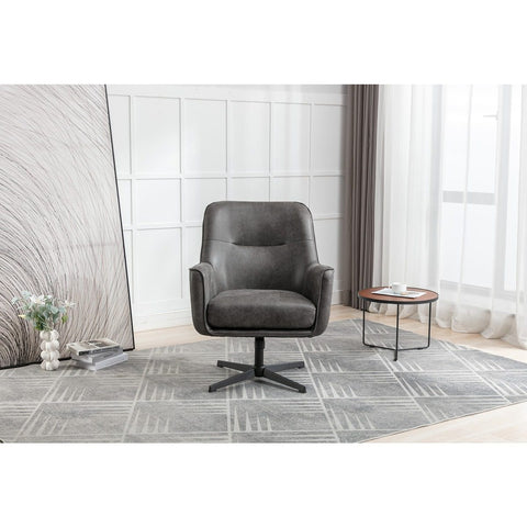 Felicia Swivel Chair Charcoal