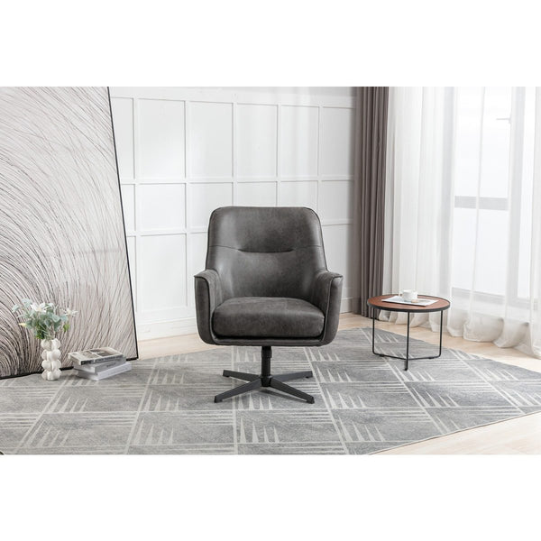 Felicia Swivel Chair Charcoal