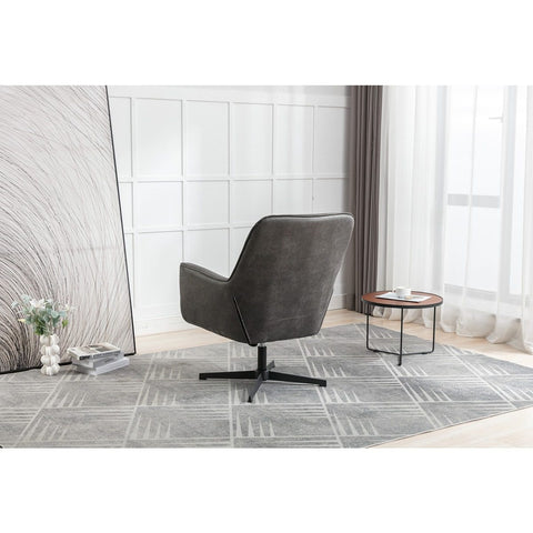 Felicia Swivel Chair Charcoal