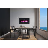 Ezee Glow 42" Mini Zara Black Wall Hung Fire