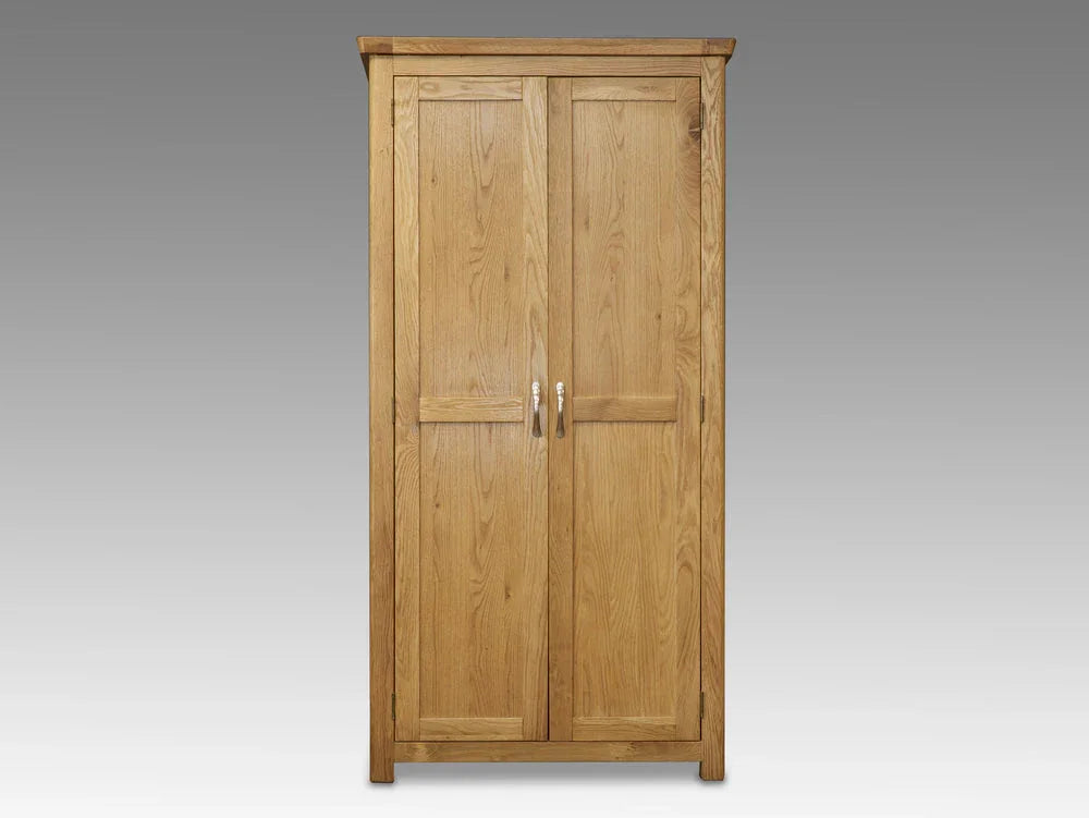 Manhattan - Full Hanging Wardrobe - Oak - Image 1