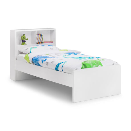 Manhattan Bookcase Bed - White / Single - MAN213