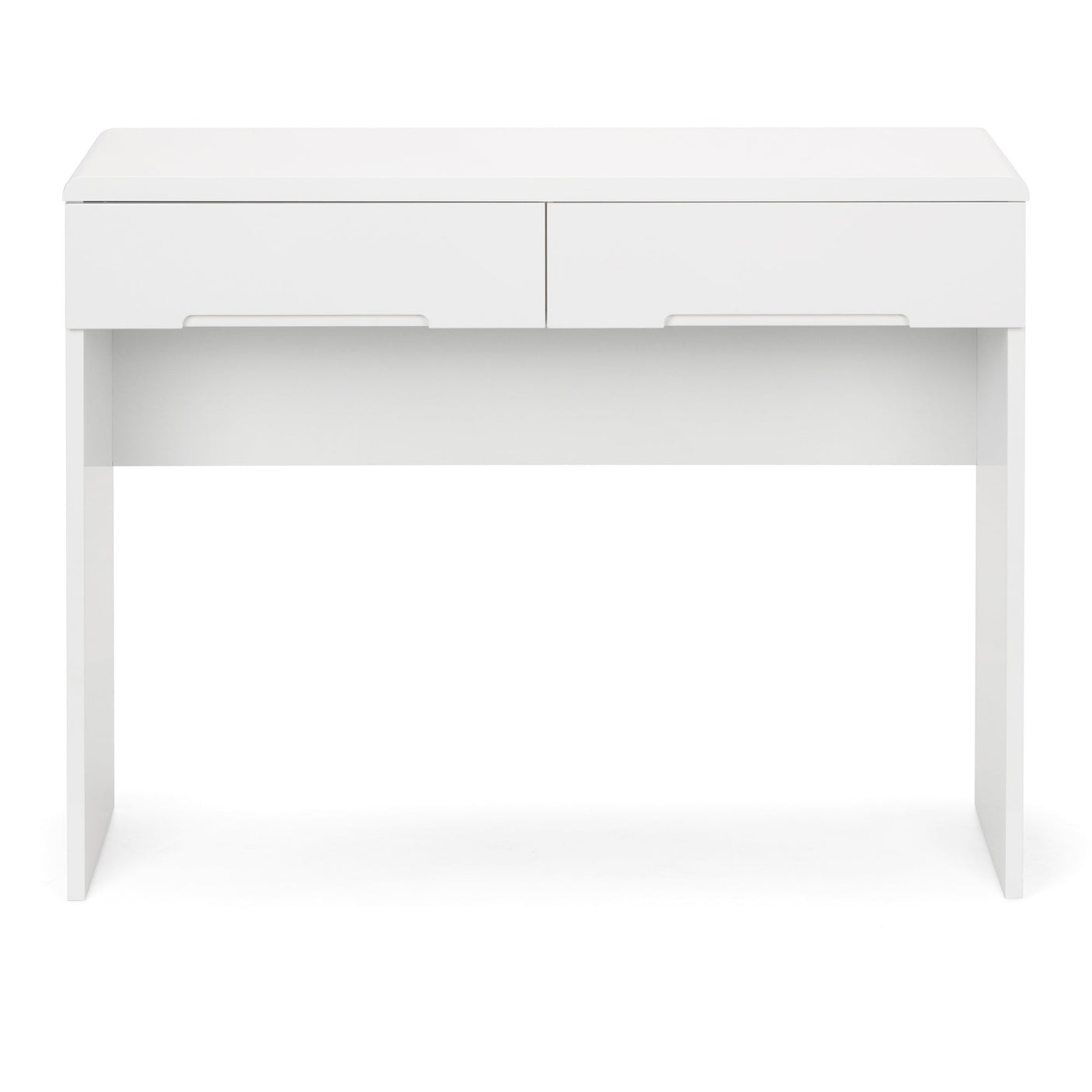 Manhattan Dressing Table With 2 Drawers - White - MAN209