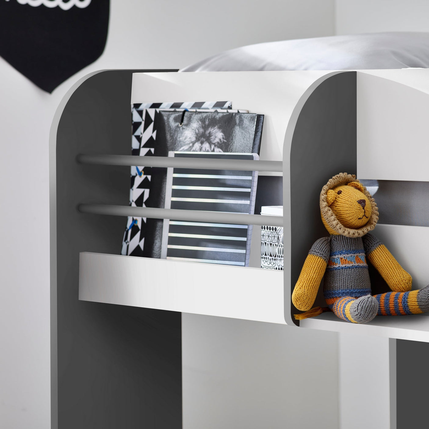 Mars Bunk And Underbed - Grey - MAR053