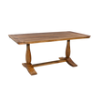 Wooden table with a white background