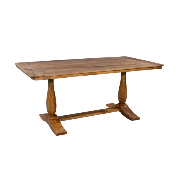 Wooden table with a white background