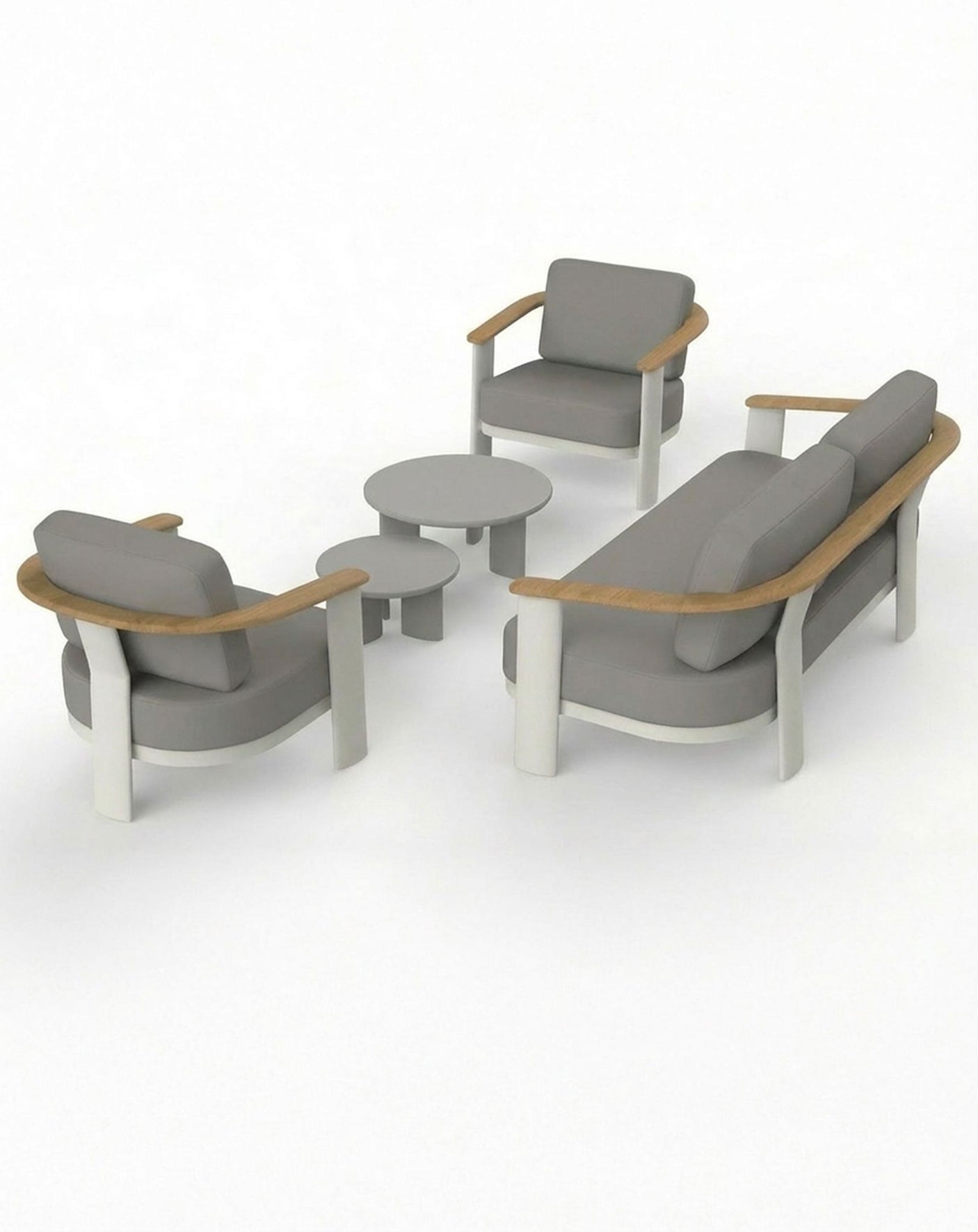 Image of NAIA 5 Seater Lounging Set with Coffee Table