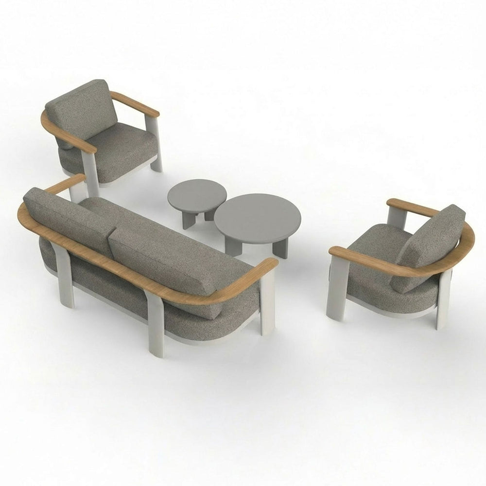 Image of NAIA 5 Seater Lounging Set with Coffee Table