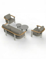 Image of NAIA 5 Seater Lounging Set with Coffee Table