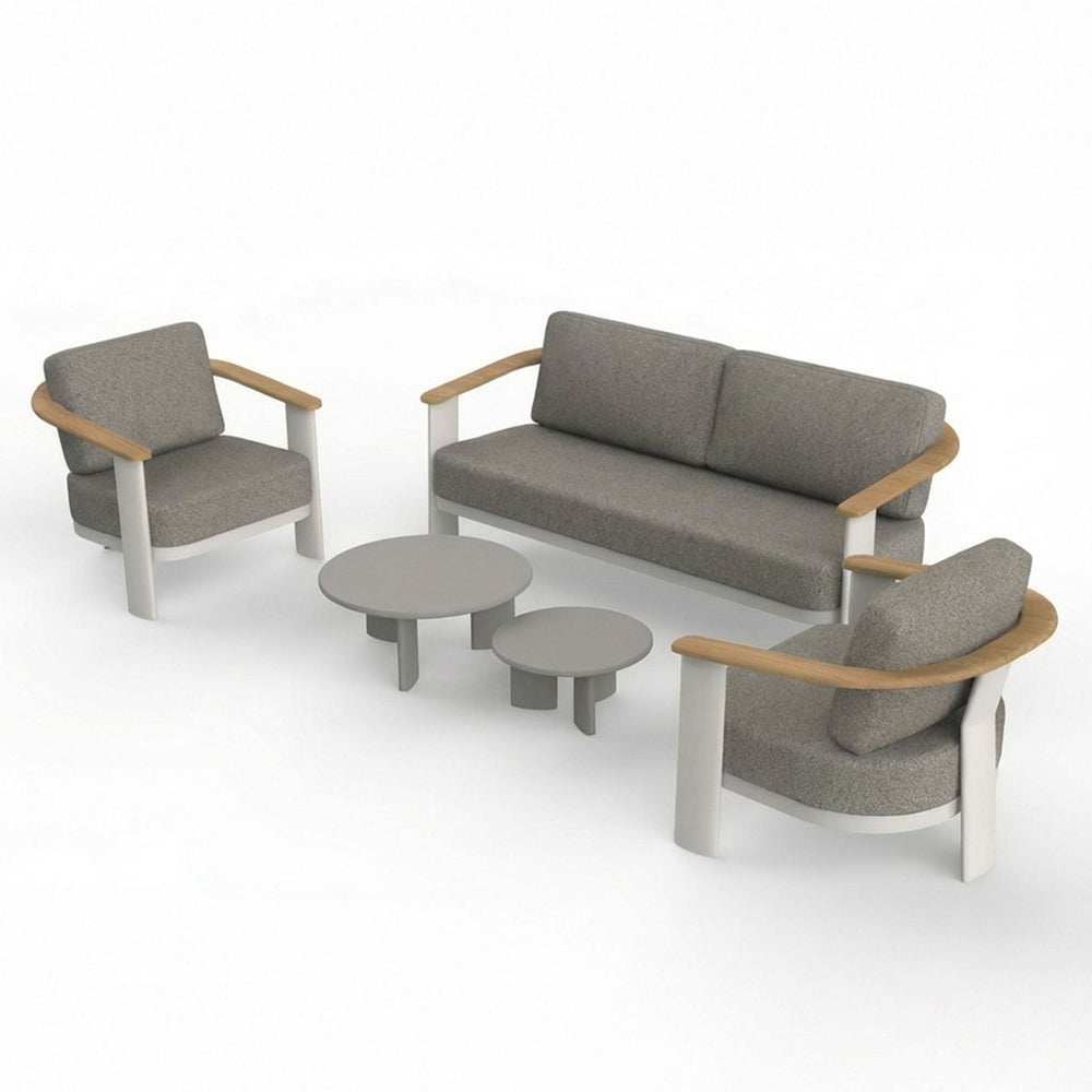 Image of NAIA 5 Seater Lounging Set with Coffee Table