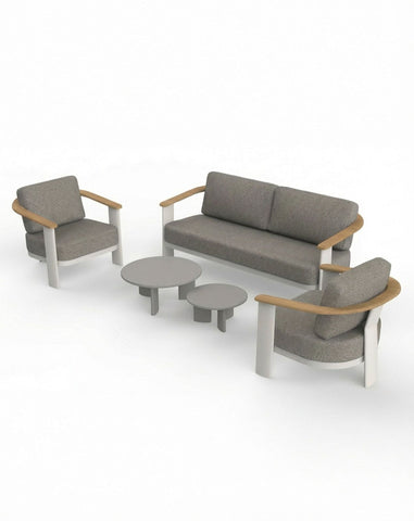 Image of NAIA 5 Seater Lounging Set with Coffee Table
