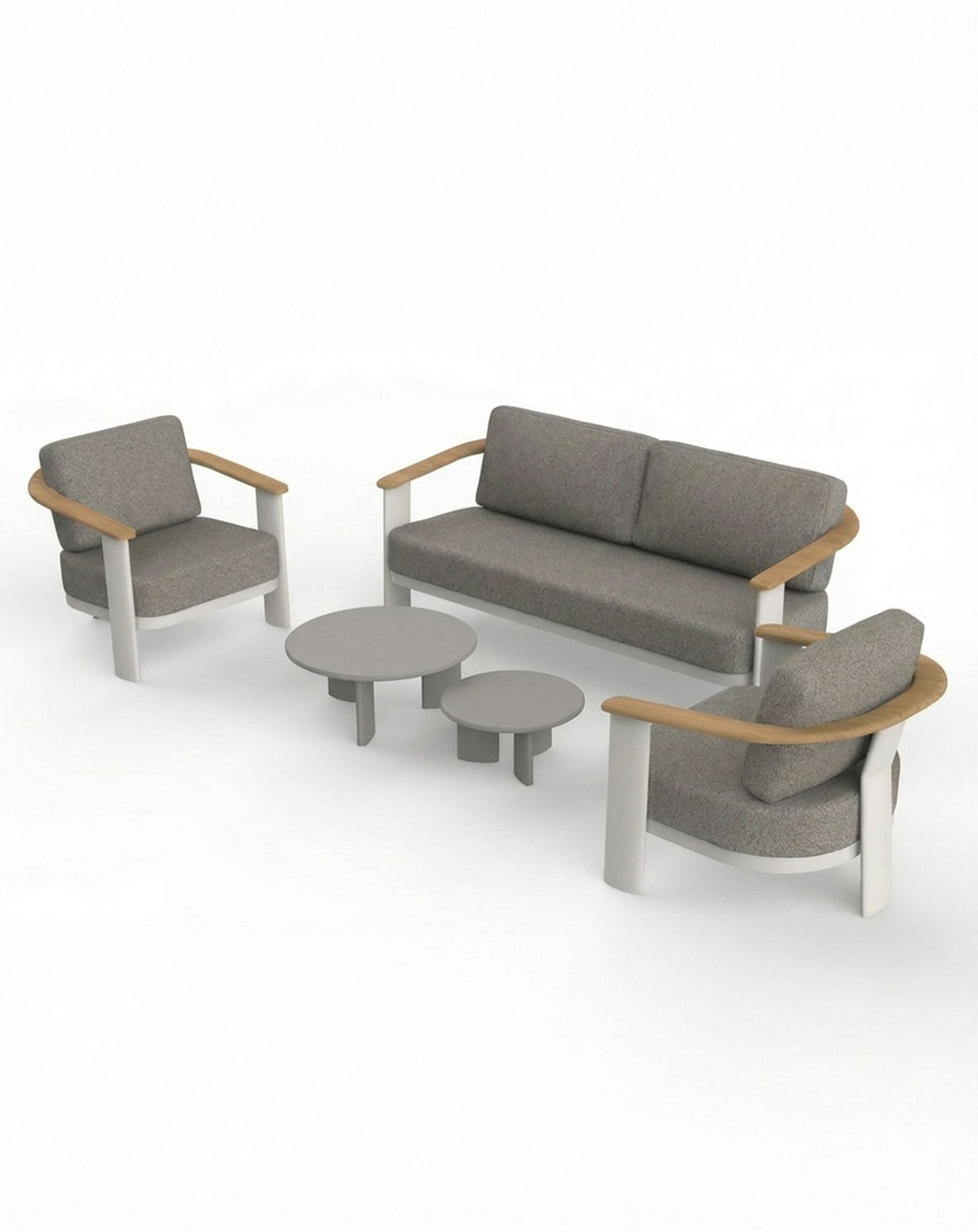 Image of NAIA 5 Seater Lounging Set with Coffee Table
