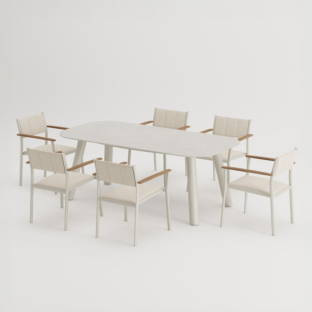 Image of NEXO 6-Seater Dining Table and Chairs