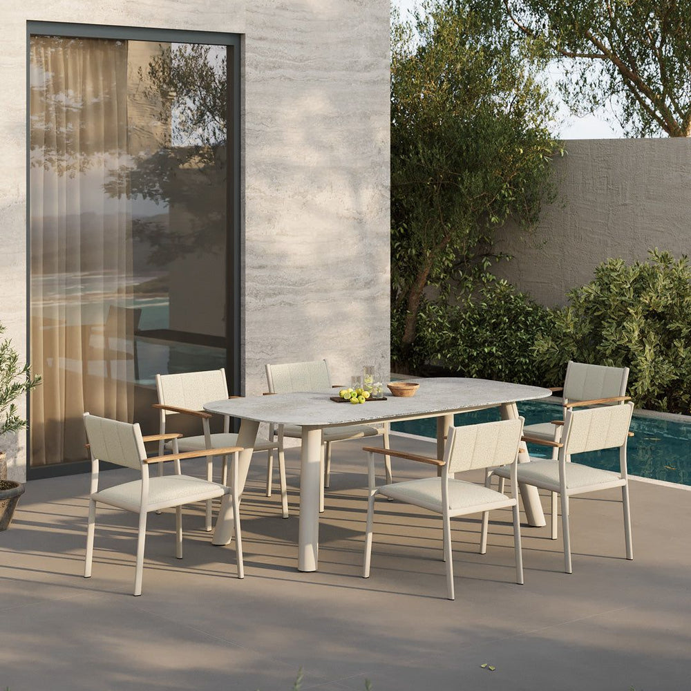 Image of NEXO 6-Seater Dining Table and Chairs