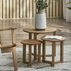 Nidri Nest Of Tables - Light Brown - NID001