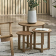 Nidri Nest Of Tables - Light Brown - NID001