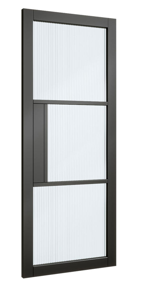Premier Black - Non-Metallic Door NM33GR - Solid Black Finish