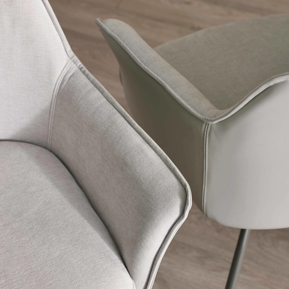 Noah Dining Chair - Ivory - NOA002