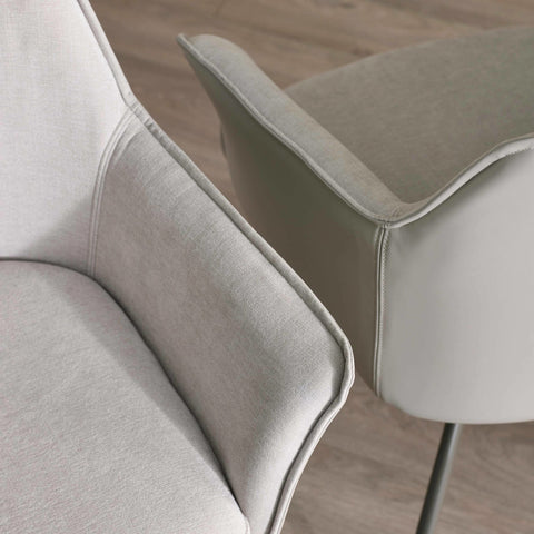 Noah Dining Chair - Ivory - NOA002