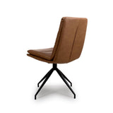 Nobo Swivel Chair - Tan (sold in 2's) - Image 3