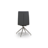 Nobo Swivel Chair Brushed Steel Grey (sold in 2's) - Image 4