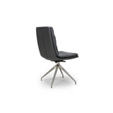 Nobo Swivel Chair Brushed Steel Grey (sold in 2's) - Image 5