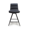 Nobo Swivel Counter Chair - Black (sold in 2's) - Main Image