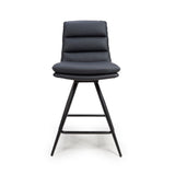 Nobo Swivel Counter Chair - Black (sold in 2's) - Main Image