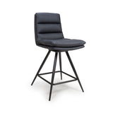 Nobo Swivel Counter Chair - Black (sold in 2's) - Image 5