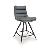 Nobo Swivel Counter Chair - Grey (sold in 2's) - Image 6