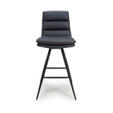 Nobo Swivel Bar Chair - Black (sold in 2's) - Main Image