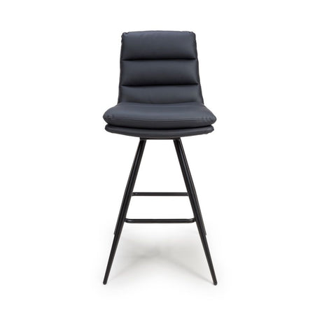 Nobo Swivel Bar Chair - Black (sold in 2's) - Main Image