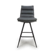 Nobo Swivel Bar Chair - Grey (sold in 2's) - Main Image